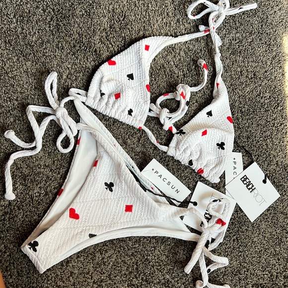 PacSun Swim x Beach Riot Bikini Set - Picture 1 of 6